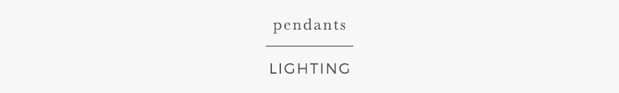 pendants pendants